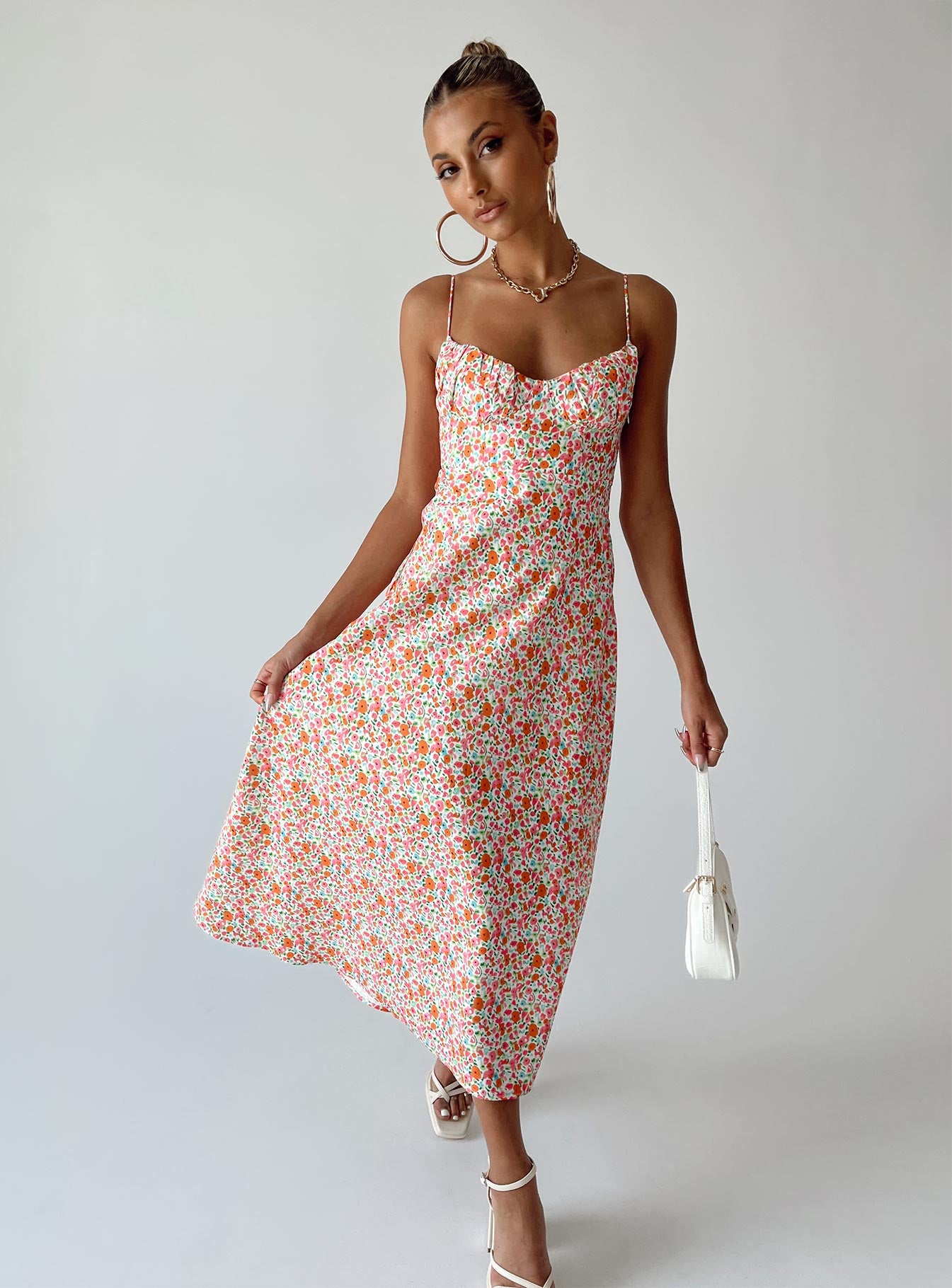 Amara Midi Dress Multi - Image 7