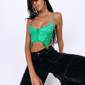 Louisa Top Green