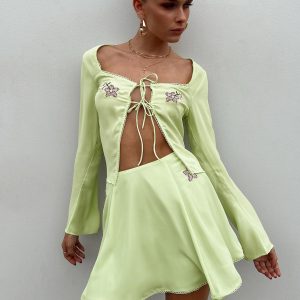 Saleya Mini Skirt Green