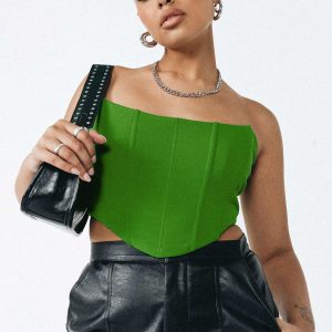 Carlie Top Apple Green