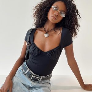 Mesha Bodysuit Black