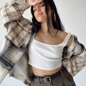 Myley Shirt Beige Multi