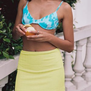 Mani Mini Skirt Yellow