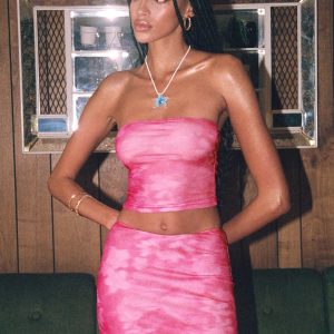 Dunstan Tube Top Pink
