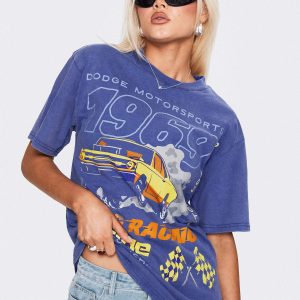 Dodge 1969 Oversized Graphic Top Blue