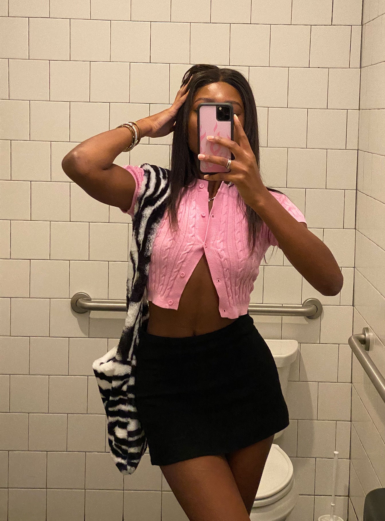 Selby Mini Skirt Black - Image 9