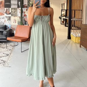 Empress Of Love Midi Dress Sage