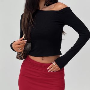 Malian Long Sleeve Top Black