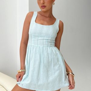 Lorinda Mini Dress Blue