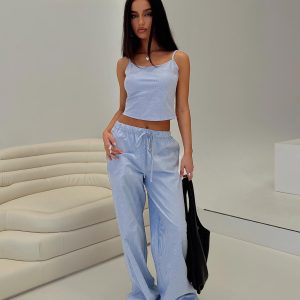 Paigey Set Blue / White