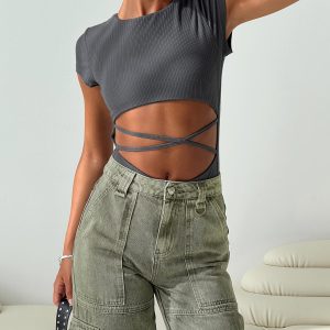 Nicola Bodysuit Slate