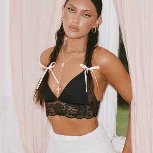 Tully Lace Top Black