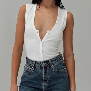 Avahlee Bodysuit White
