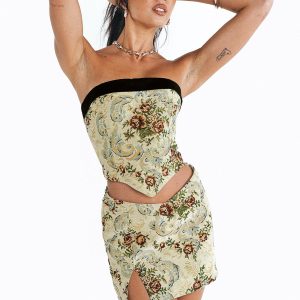 Cazale Mini Skirt Tapestry