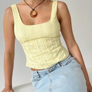 Lorinda Top Yellow