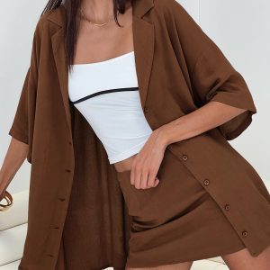 Caraliia Shirt Brown