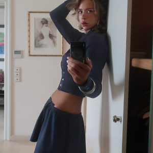 Ghost Mini Skirt Mineral