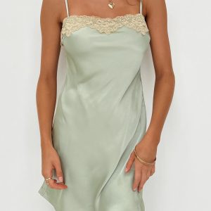 Hazell Mini Dress Sage