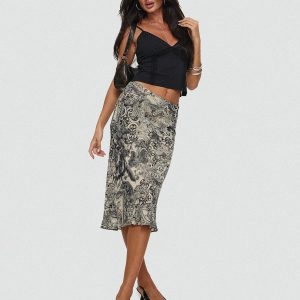 Aubriegh Paisley Midi Skirt Multi