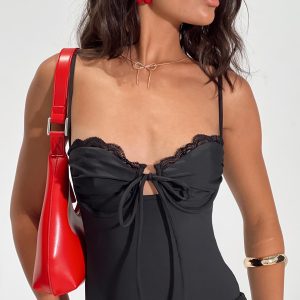 Monument Bodysuit Black