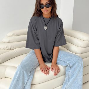 Vedo Oversized Tee Grey