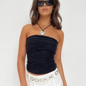 Cecile Strapless Top Black