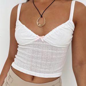 Baylor Tank Top Ivory