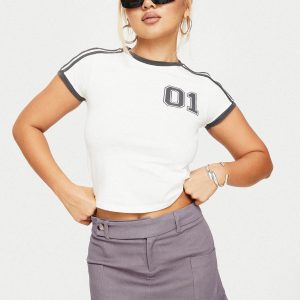 Brinnley Mini Skirt Grey