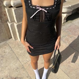 Carta Mini Dress Black