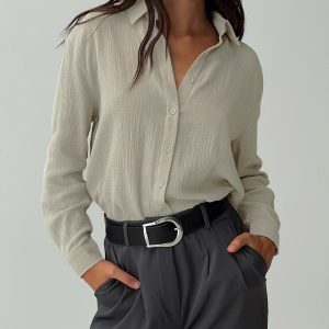 Mahalia Shirt Light Grey