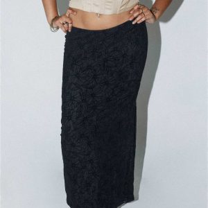 Eurodium Maxi Skirt Black