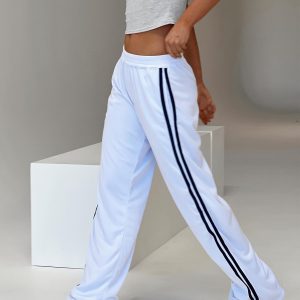 Coze Wide Leg Pants White