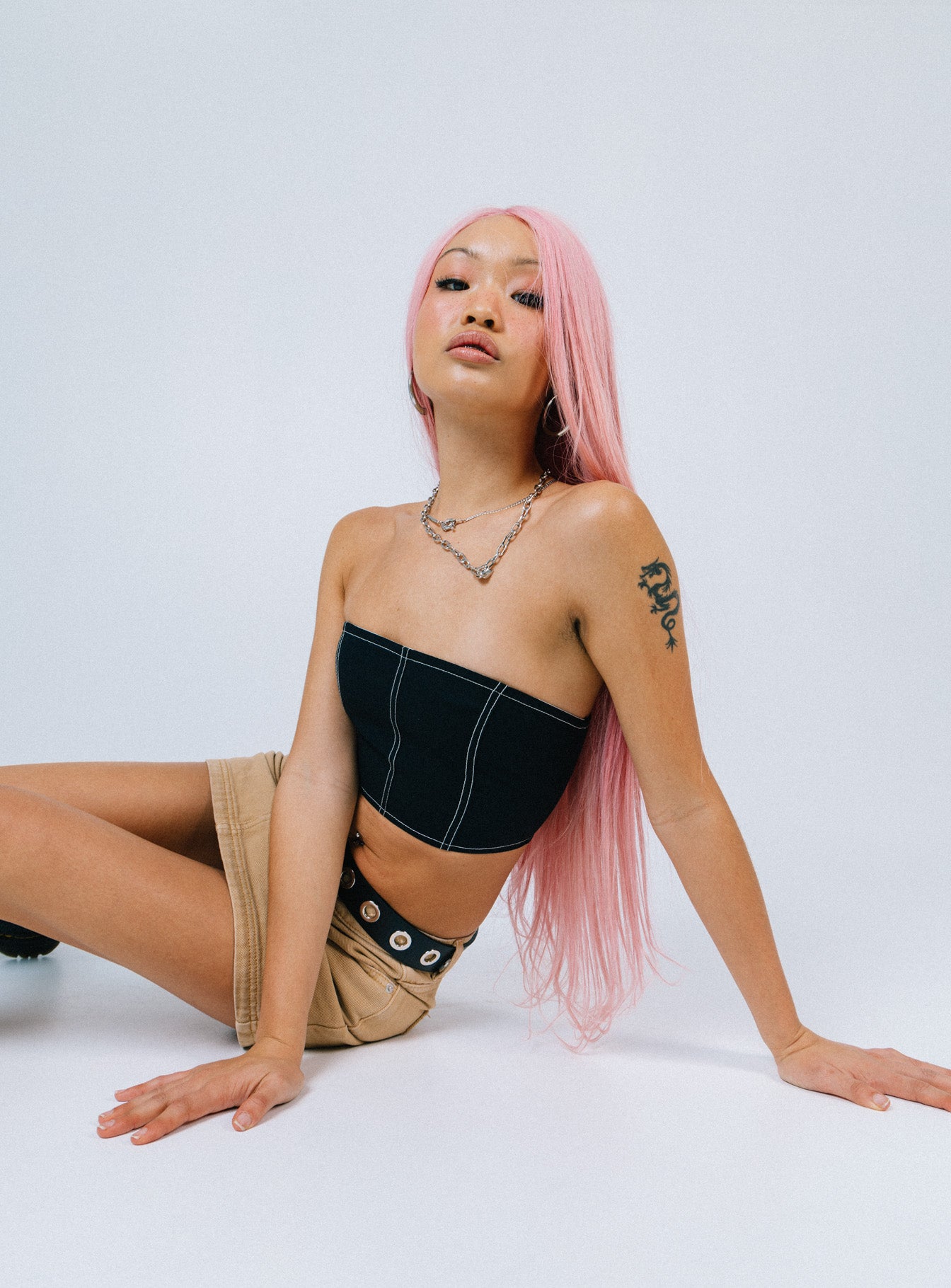 Clarinda Strapless Top Black - Image 2