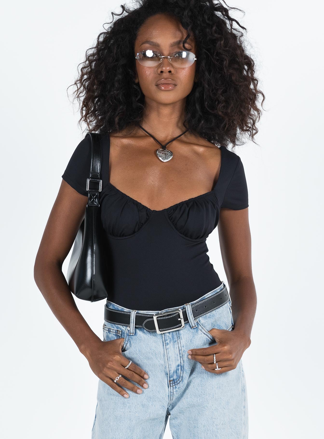 Mesha Bodysuit Black - Image 2