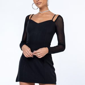 Charla Mini Dress Black