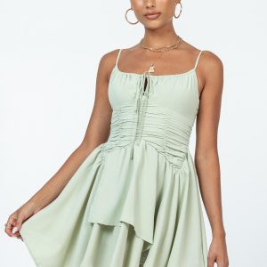 Barrett Mini Dress Green