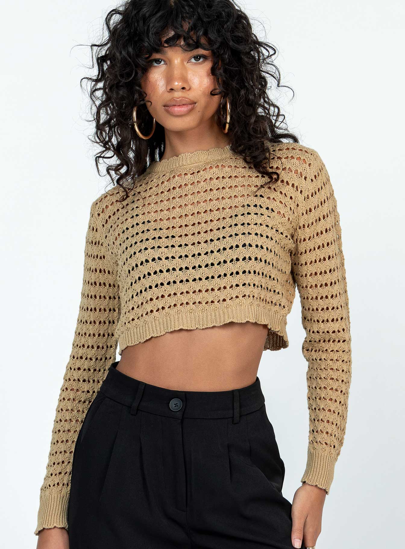 Terra Knit Sweater Beige