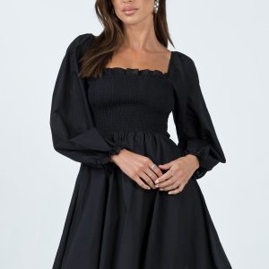 Elowen Mini Dress Black