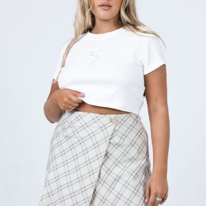 Ailisha Mini Skirt Yellow