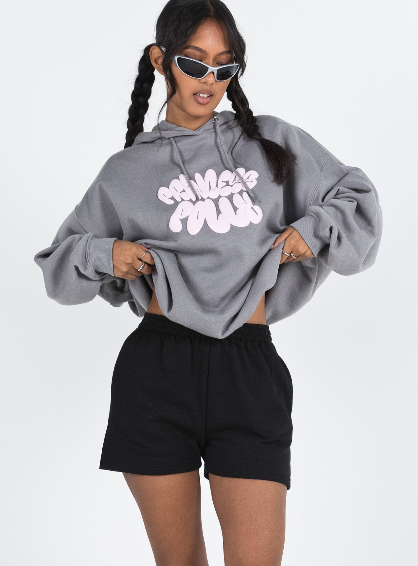 Cenzo Track Shorts Black - Image 2