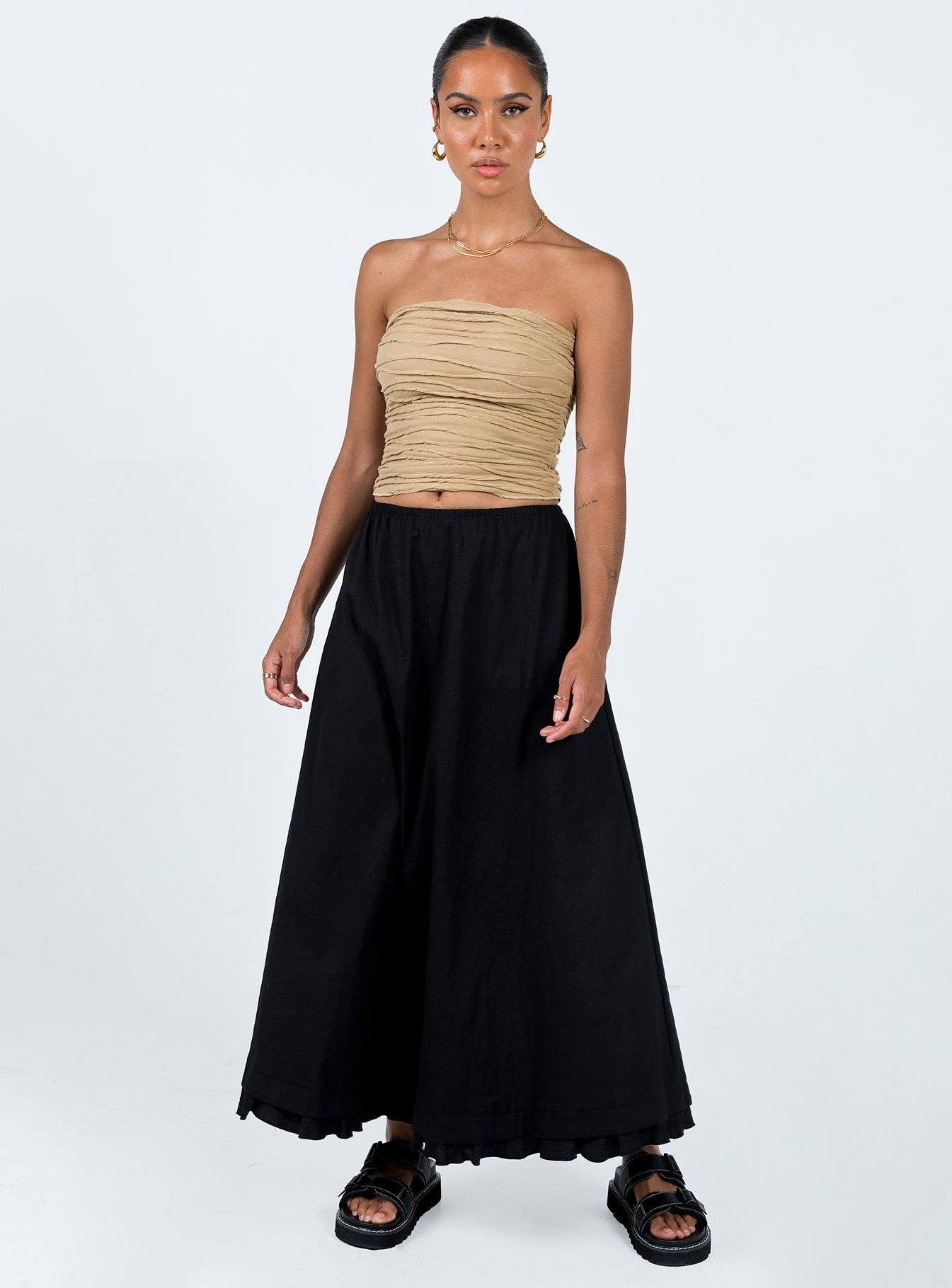 Empress Of Love Maxi Skirt Black - Image 2