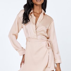 Ryker Mini Dress Beige