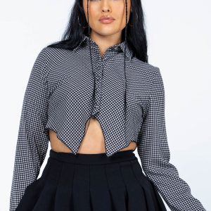 Nina Long Sleeve Top Black