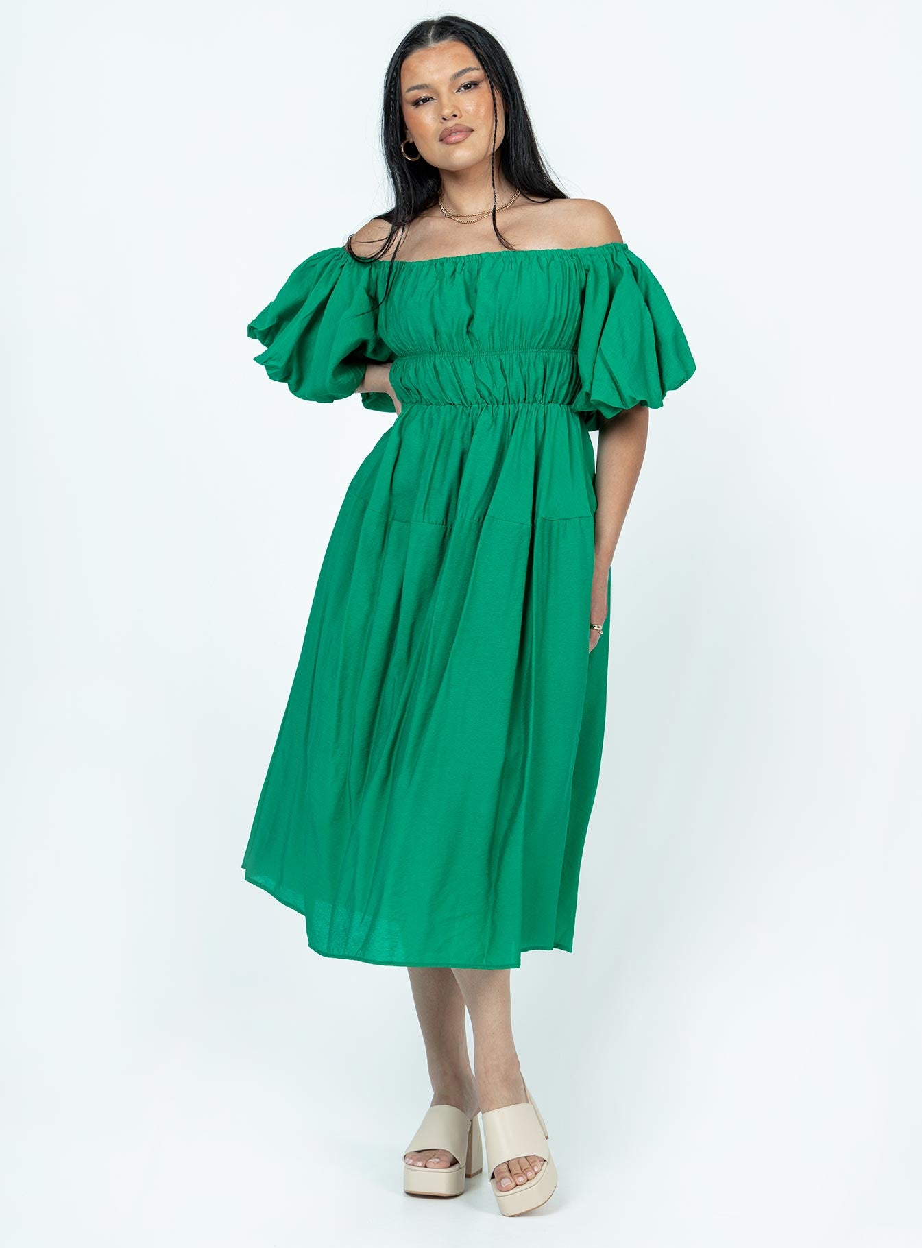 Neri Midi Dress Green