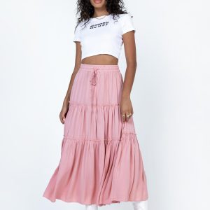 Tammie Maxi Skirt Pink
