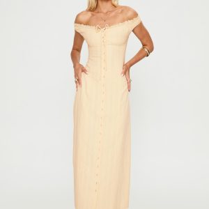 Bryar Maxi Dress Yellow