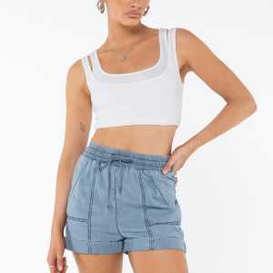 Milady Shorts Light Blue