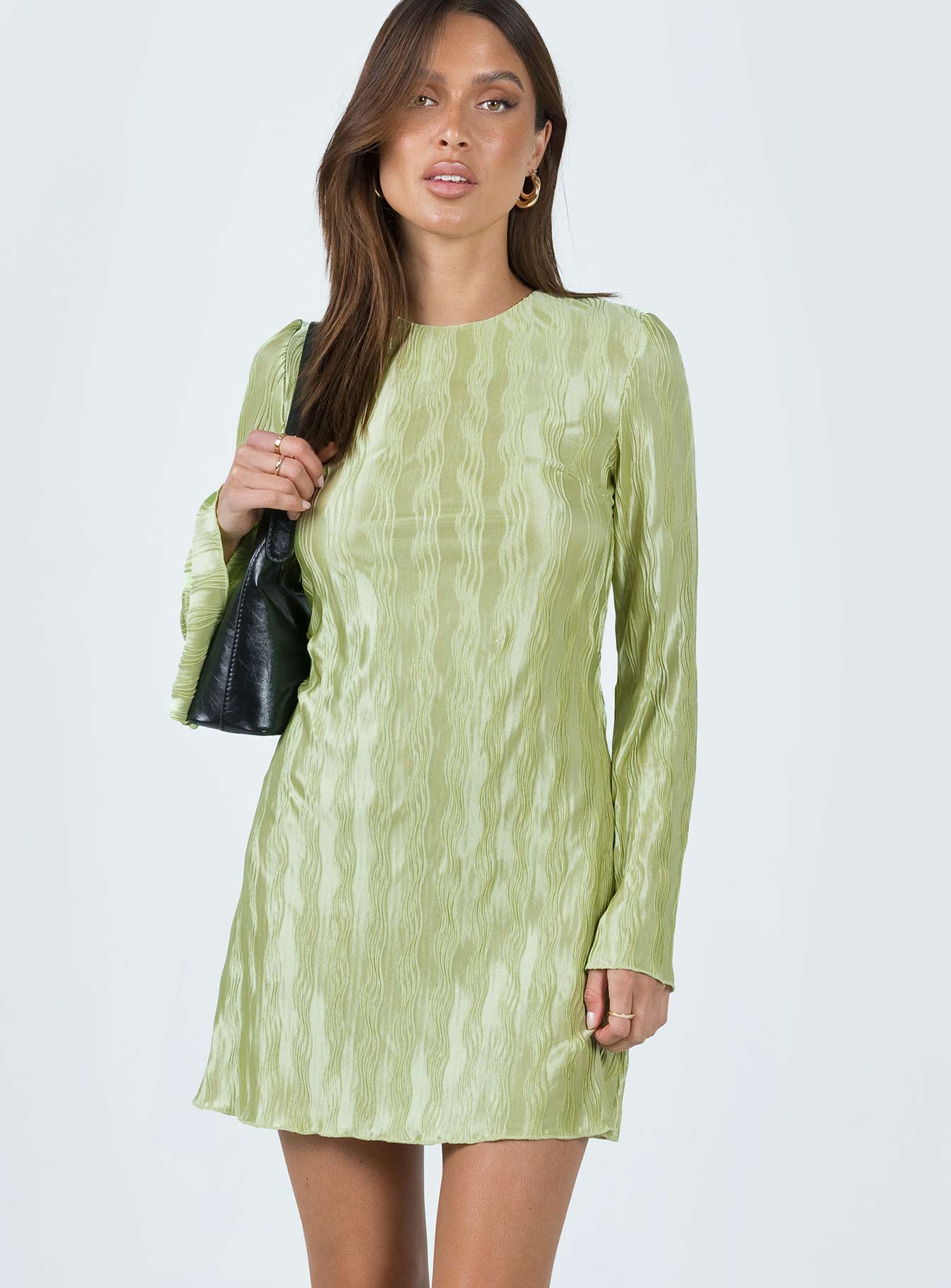 Venaya Mini Dress Green - Image 2