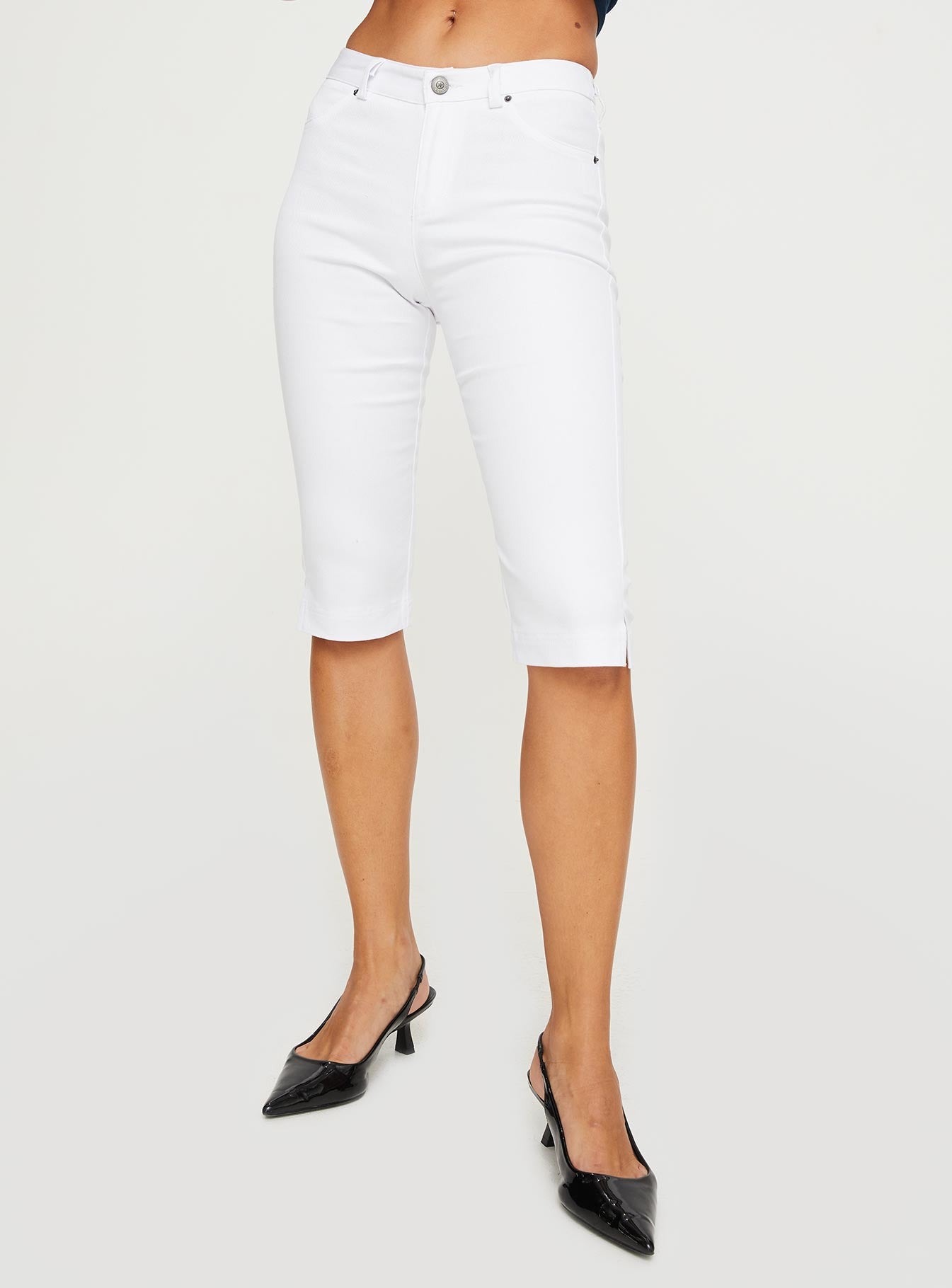 Meet Me Capri Pants White - Image 2