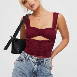 Kalmia Bodysuit Burgundy